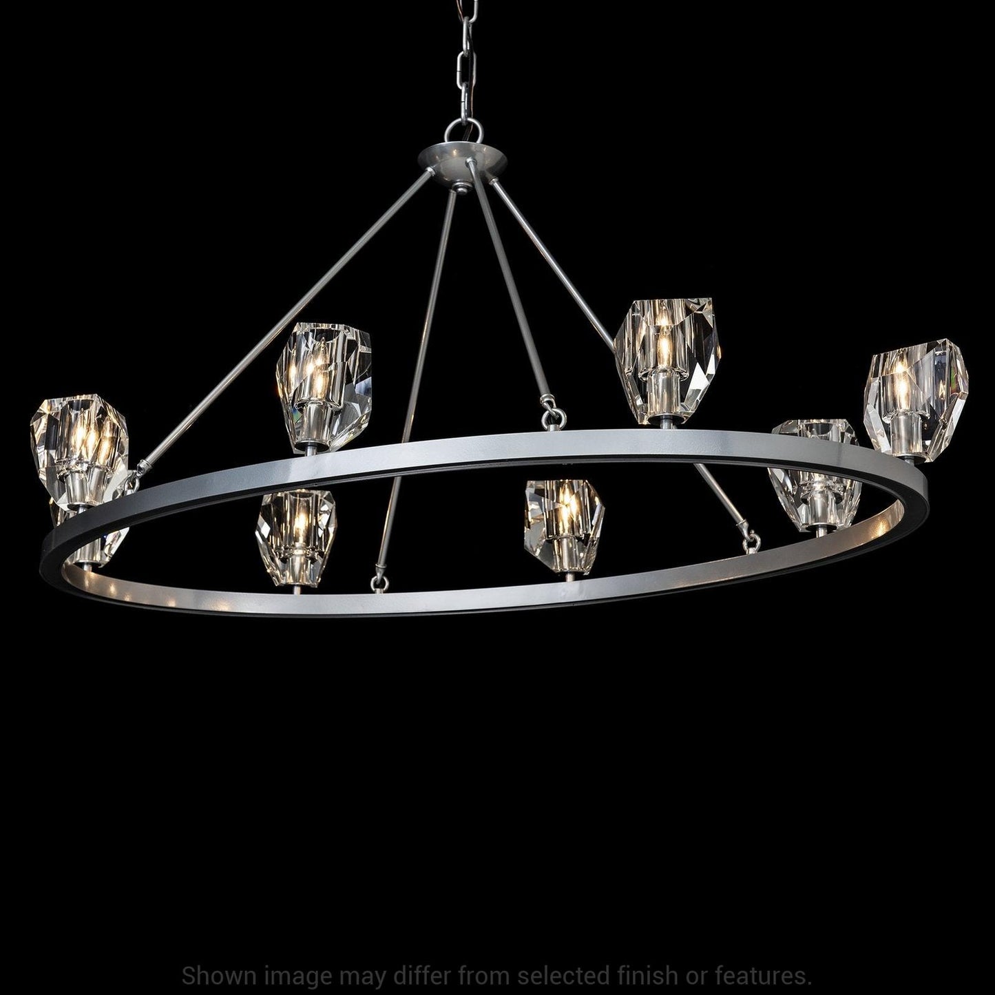 Gatsby 8-Light Chandelier - White by Hubbardton Forge