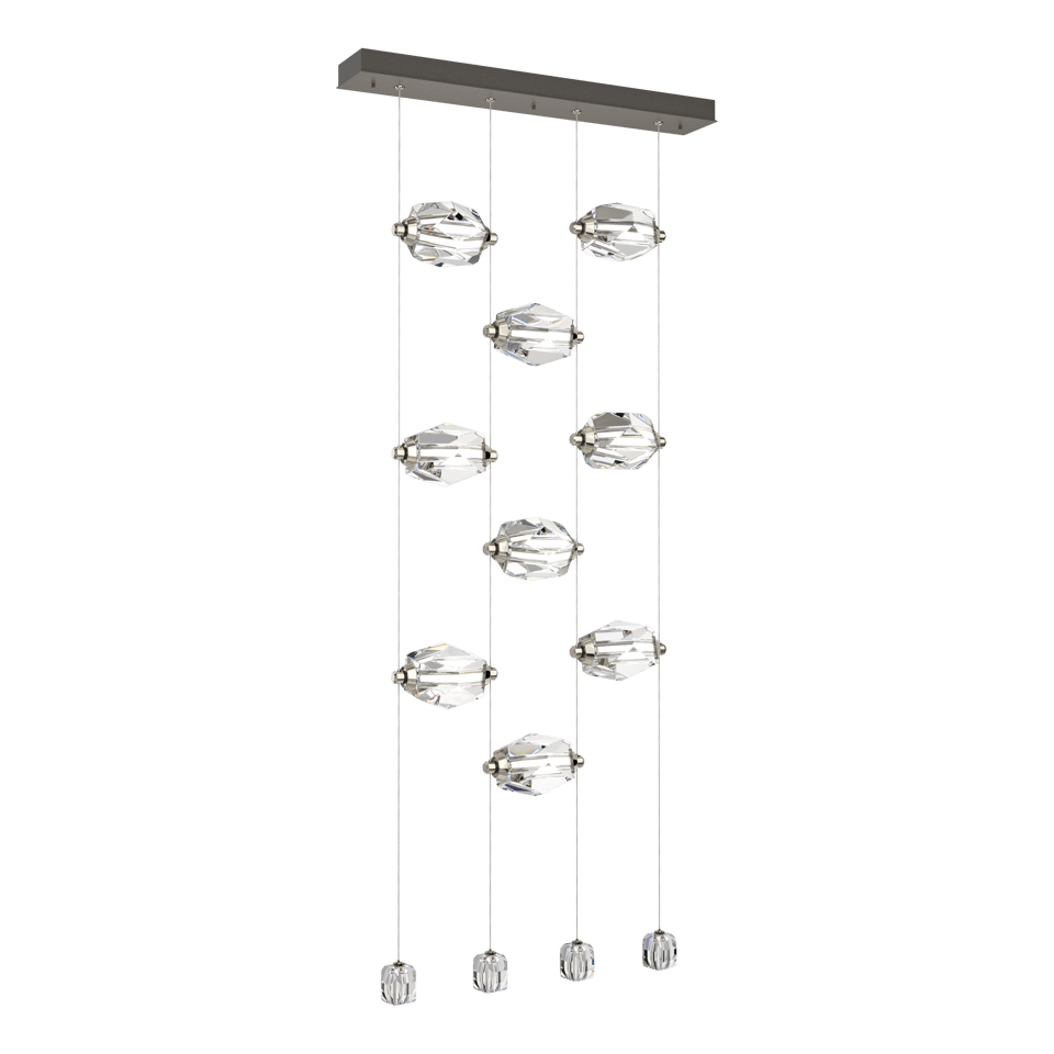 Gatsby 9-Light LED Pendant - Dark Smoke by Hubbardton Forge