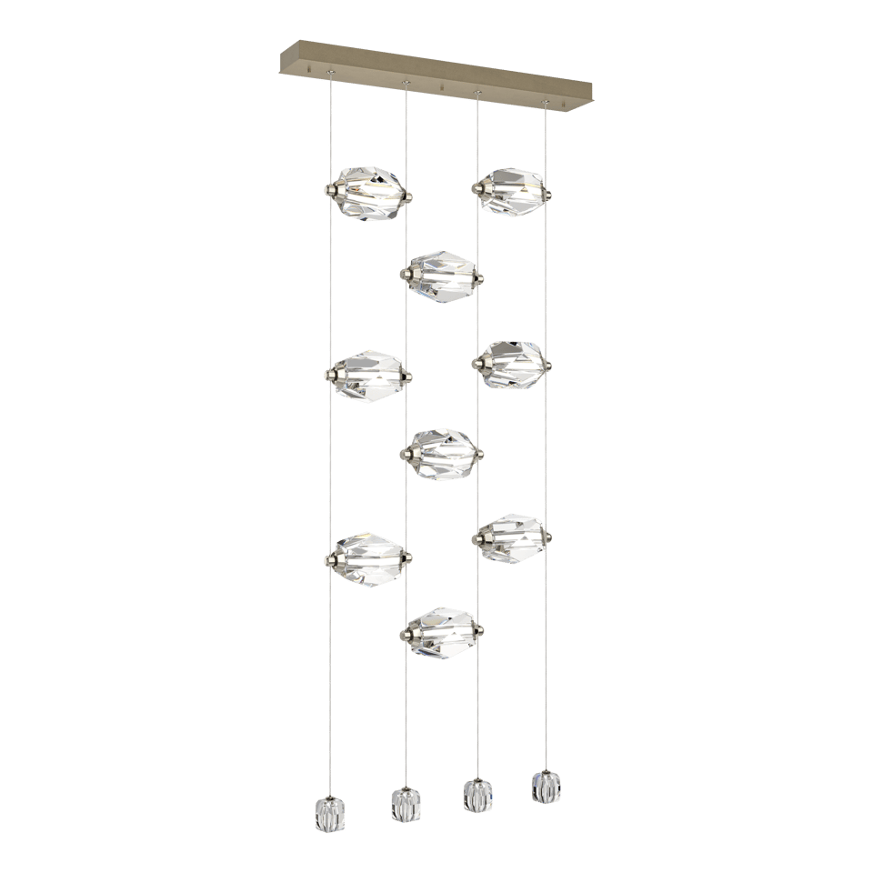 Gatsby 9-Light LED Pendant - Soft Gold by Hubbardton Forge