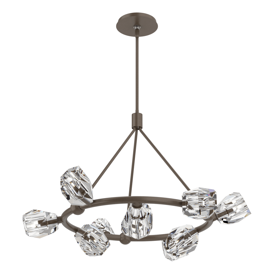 Gatsby 9-Light Ring Pendant - Bronze by Hubbardton Forge