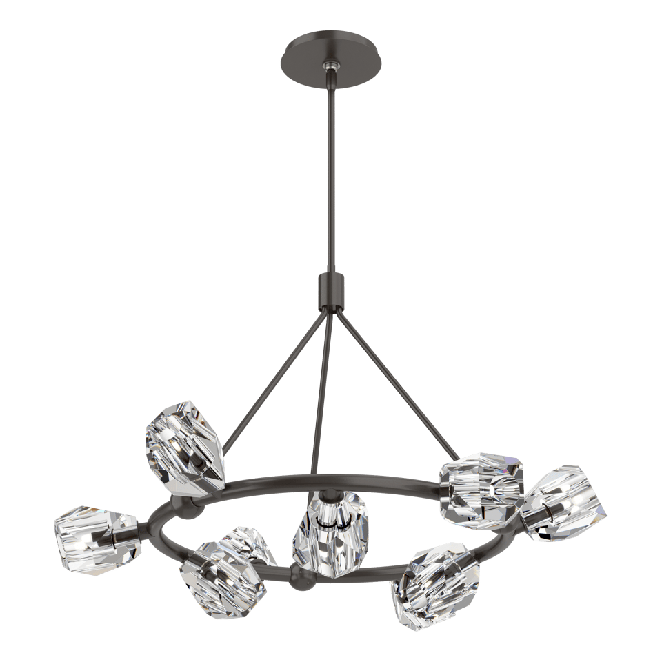 Gatsby 9-Light Ring Pendant - Oil Rubbed Bronze by Hubbardton Forge