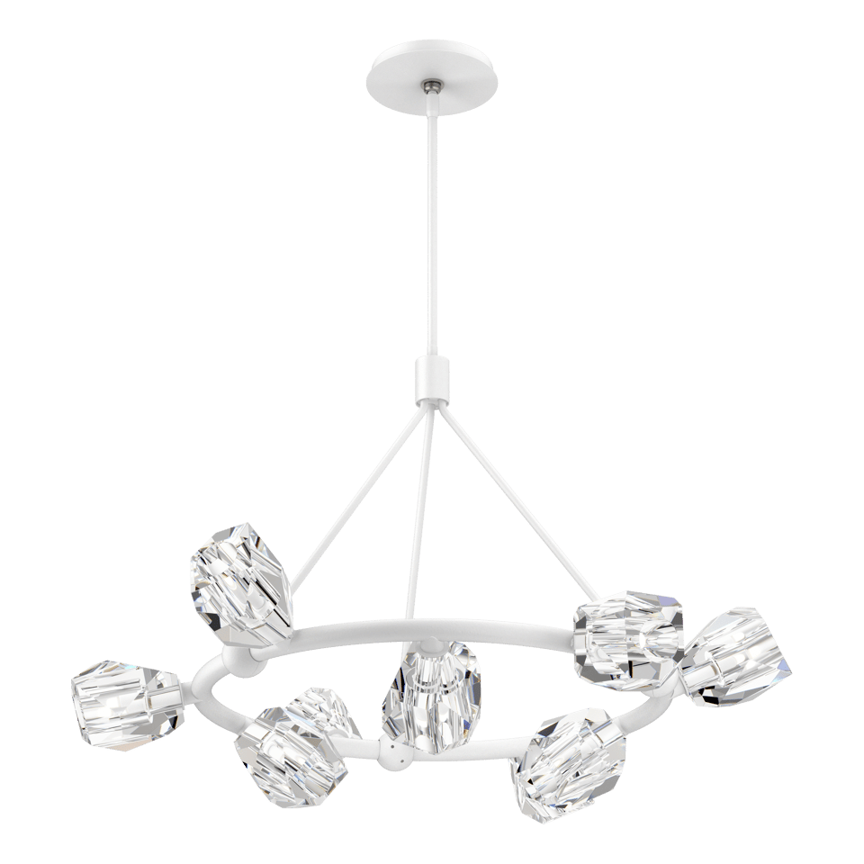 Gatsby 9-Light Ring Pendant - White by Hubbardton Forge