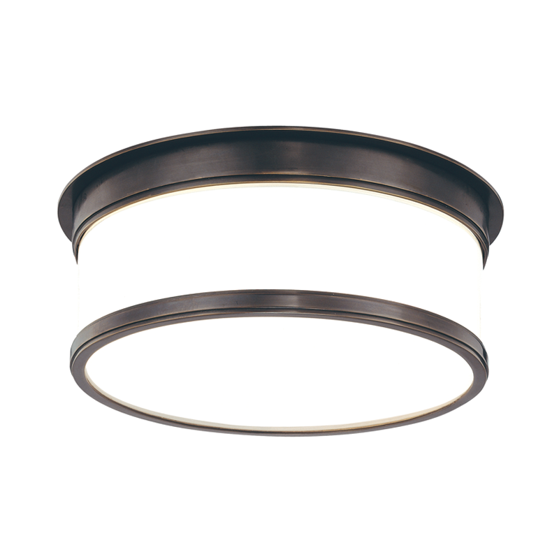 Geneva Flush Mount - 2-Light - Old Bronze by Hudson Valley Lighting