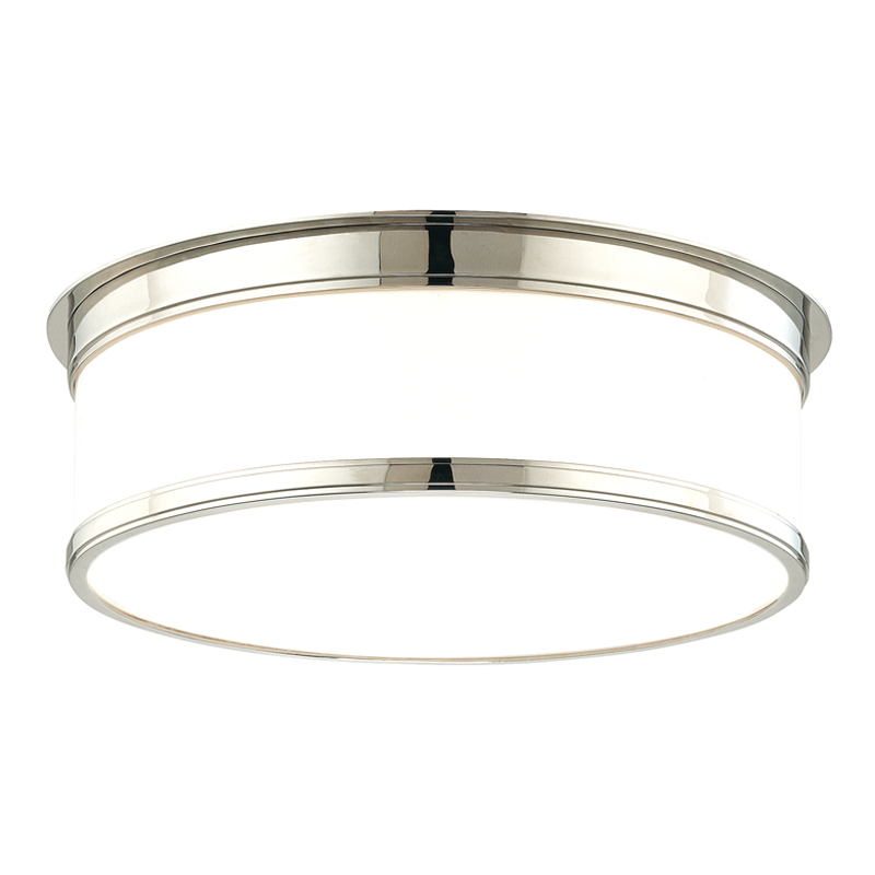 Geneva Flush Mount - Polished Nickel by Hudson Valley Lighting