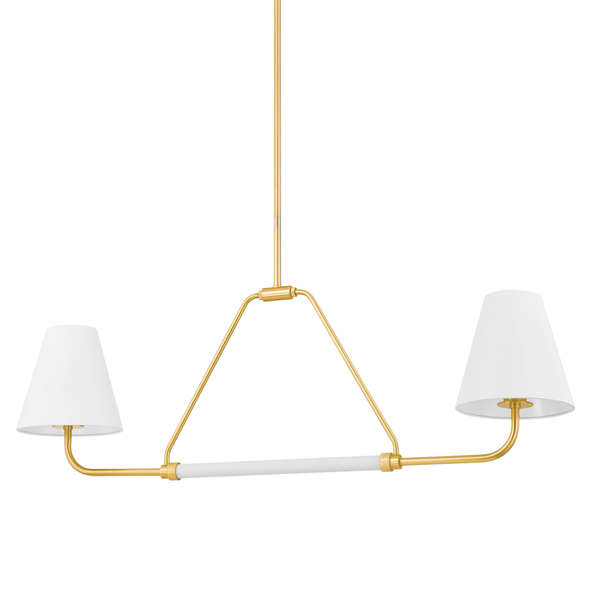 Georgann Linear Pendant - 2-Light - Aged Brass/Soft White - Mitzi H891902-AGB/SWH