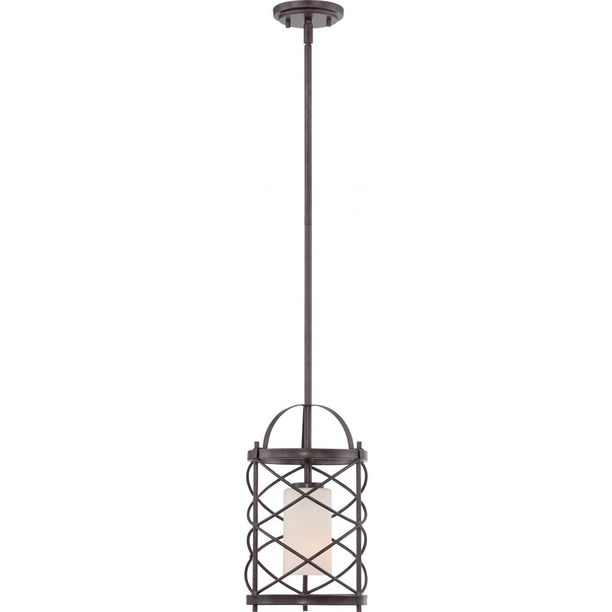 Ginger - 1 Light - Mini Pendant with Etched Opal Glass - Satco 60-5336