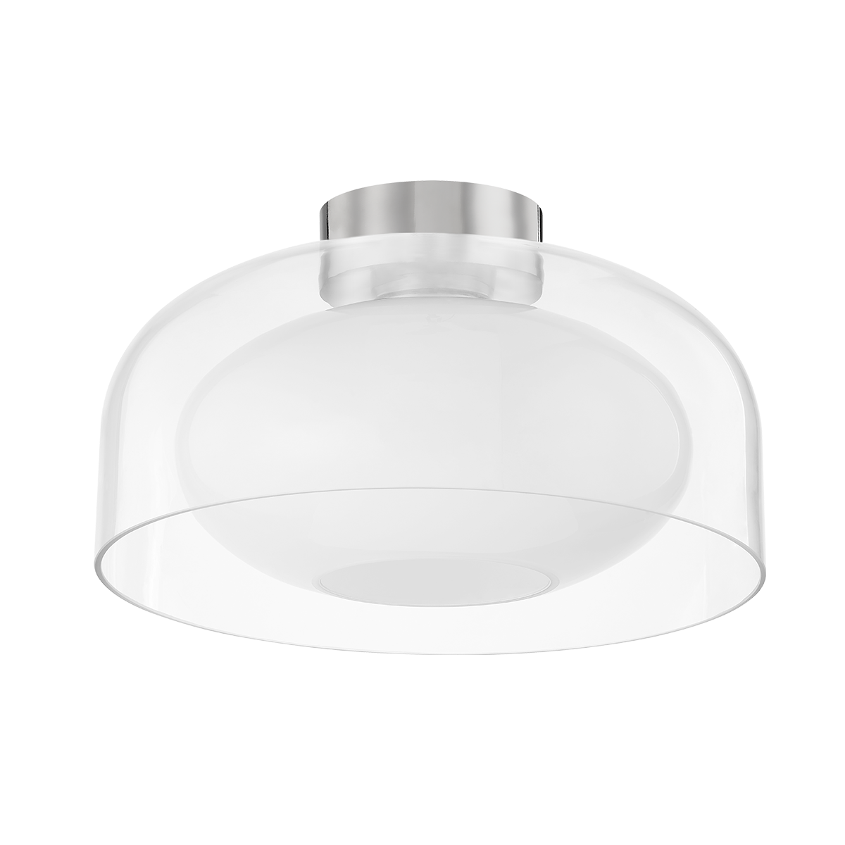 Giovanna Flush Mount - 1-Light - Polished Nickel - Mitzi H746501-PN