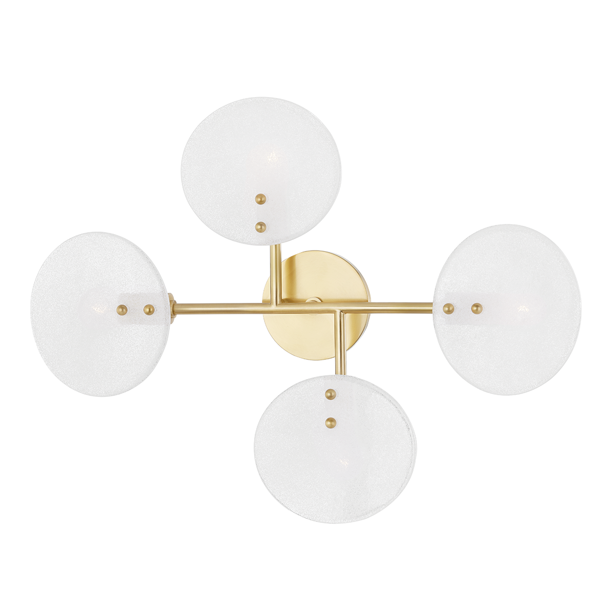 Giselle Semi Flush - 4-Light - Aged Brass - Mitzi H428604-AGB