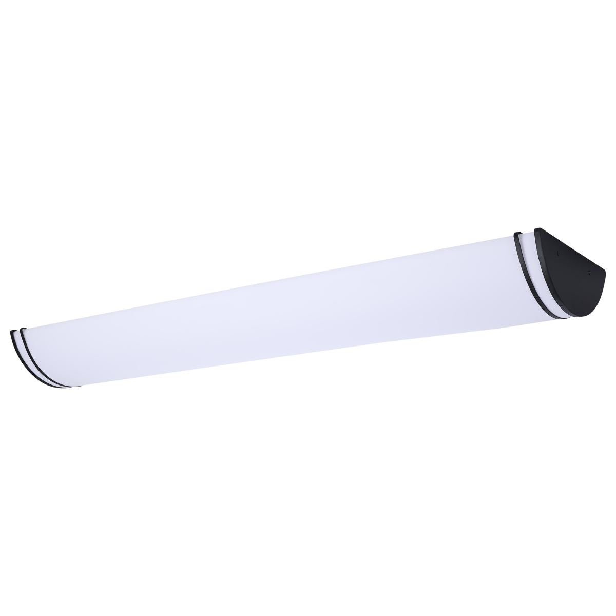 Glamour - LED 50 Inch Linear Flush Mount - Black Finish - 27K/3K/35K/4K/5K CCT Selectable - Satco 62-1980