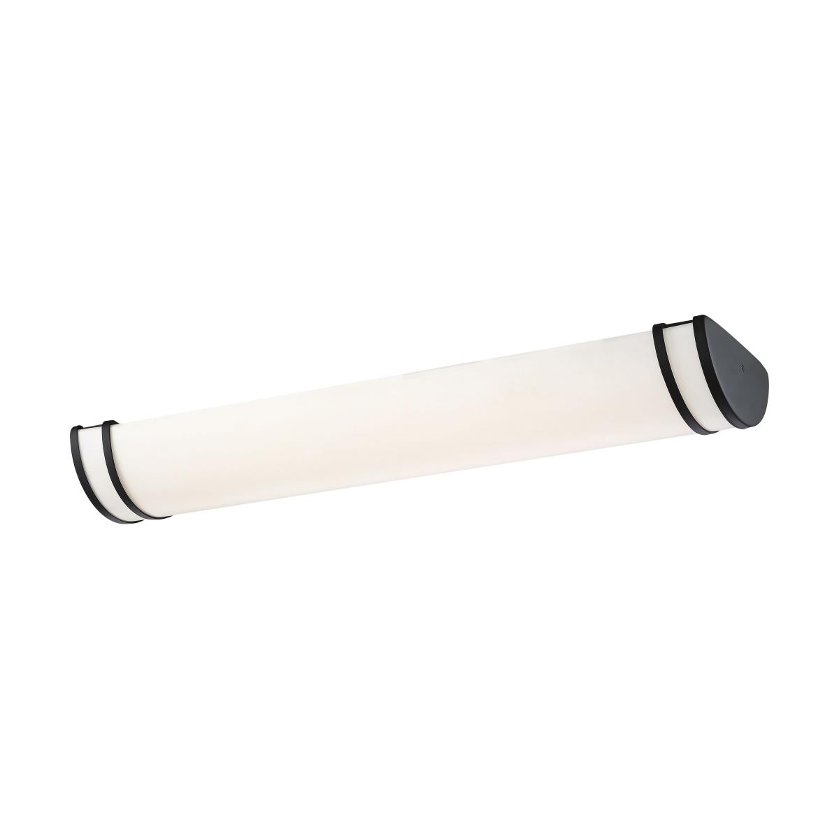 Glamour LED 50 inch - Linear Flush Mount Fixture - Black Finish - CCT Selectable 3K/4K/5K - Satco 62-1740