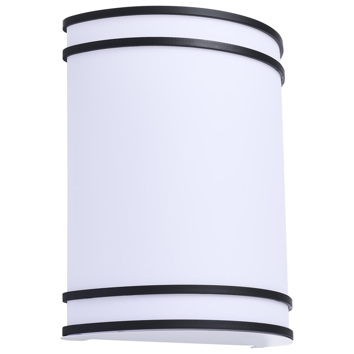 Glamour - LED Wall Sconce - Black Finish - 27K/3K/35K/4K/5K CCT Selectable - Satco 62-1985