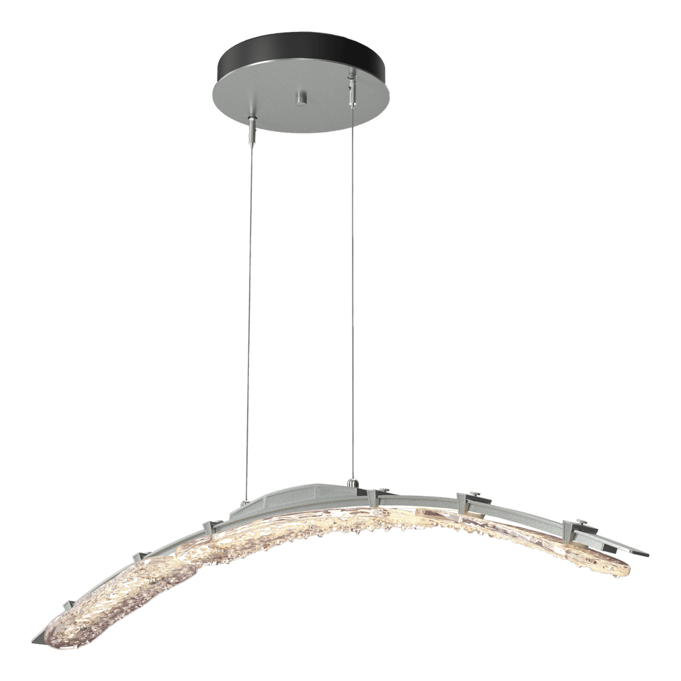 Glissade Large LED Pendant - Vintage Platinum by Hubbardton Forge