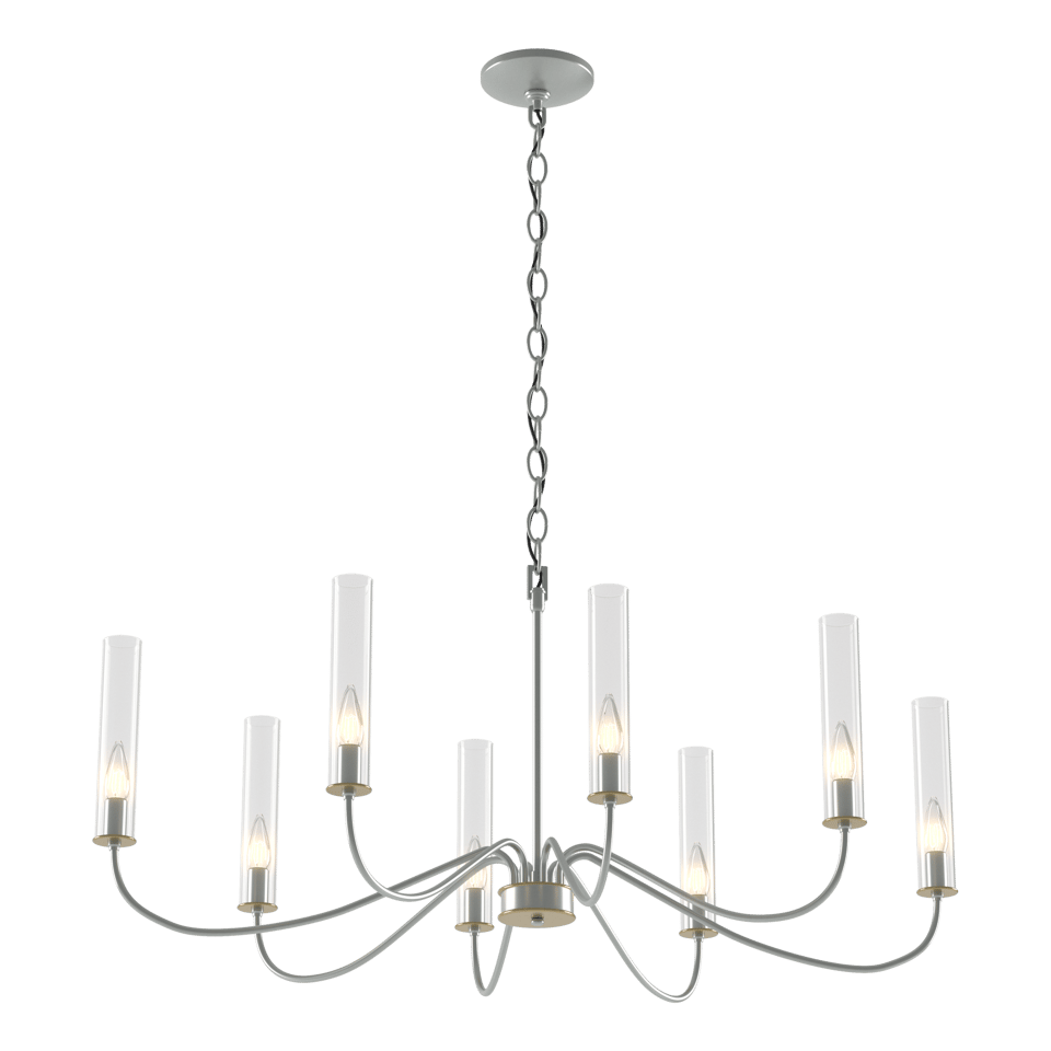 Grace 8-Arm Chandelier - Vintage Platinum by Hubbardton Forge