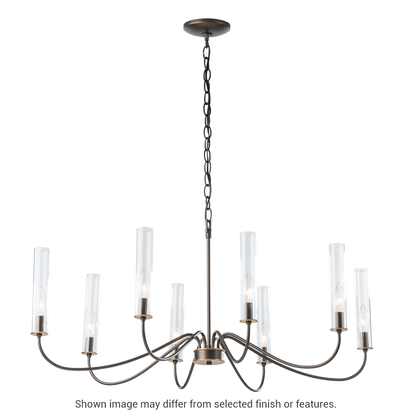 Grace 8-Arm Chandelier - White by Hubbardton Forge