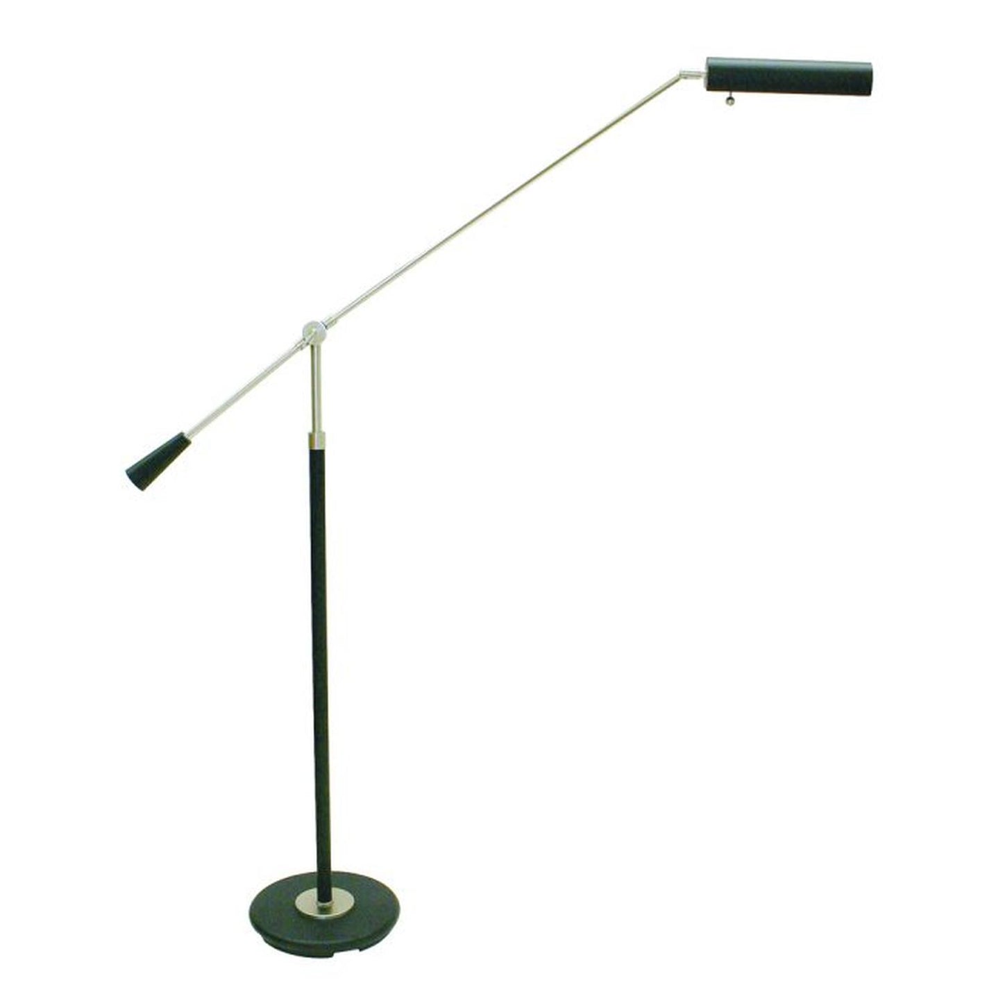 Grand Piano Counter Balance Floor Lamp - PFL-527 - Black/Satin Nickel by House of Troy