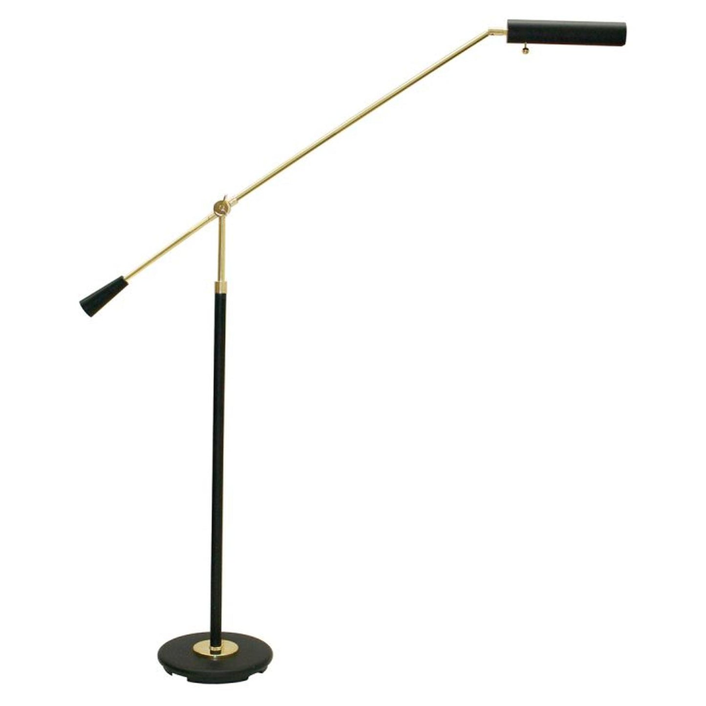 Grand Piano Counter Balance Floor Lamp - PFL-617 - Black/Polished Brass by House of Troy
