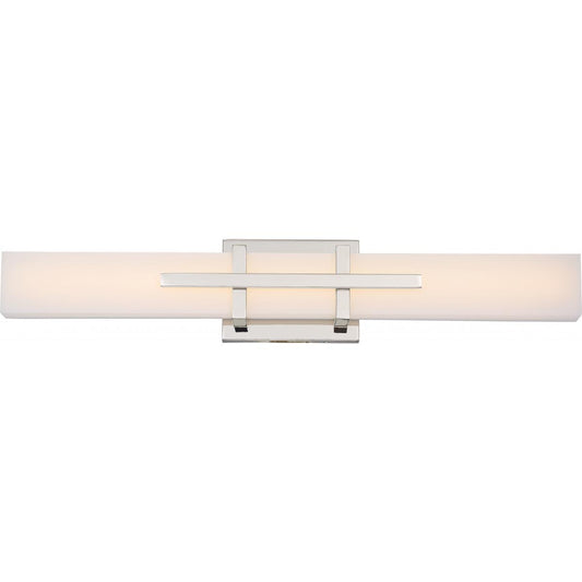 Grill - 24" LED Wall Sconce - Polished Nickel Finish - Satco 62-872