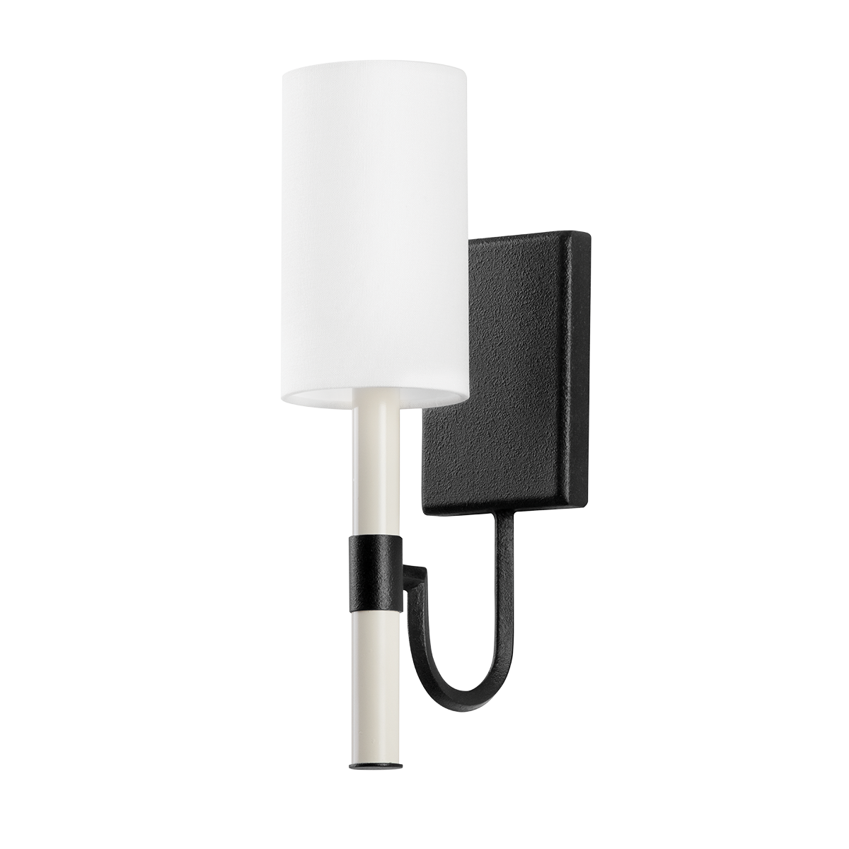 Gustine Wall Sconce - 1-Light - Forged Iron - Troy Lighting B1113-FOR