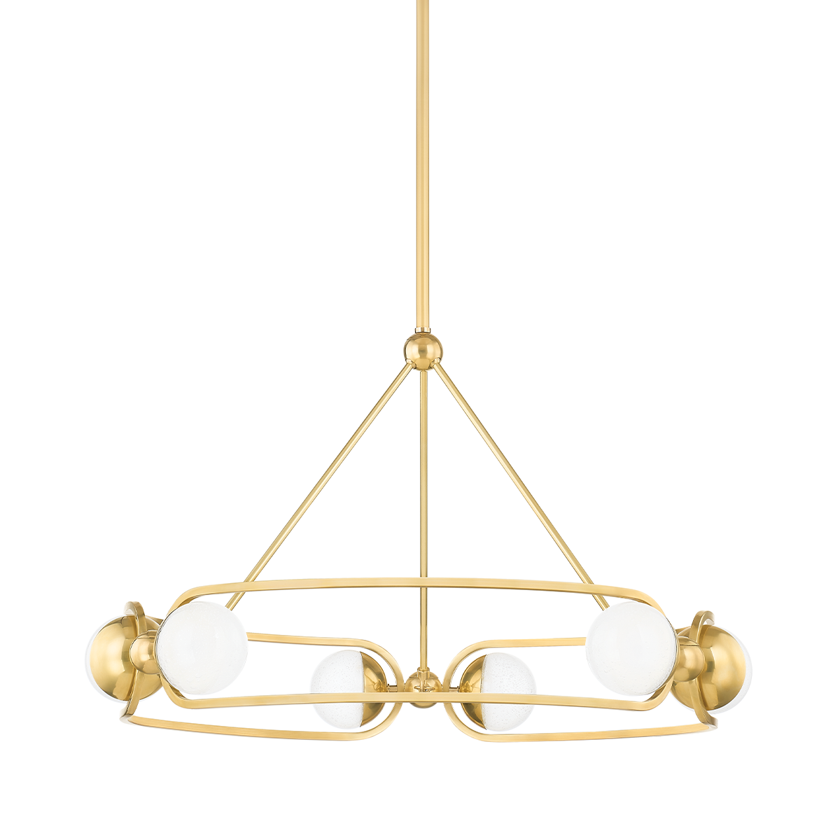 Hartford Chandelier - 6-Light- Aged Brass by Hudson Valley Lighting
