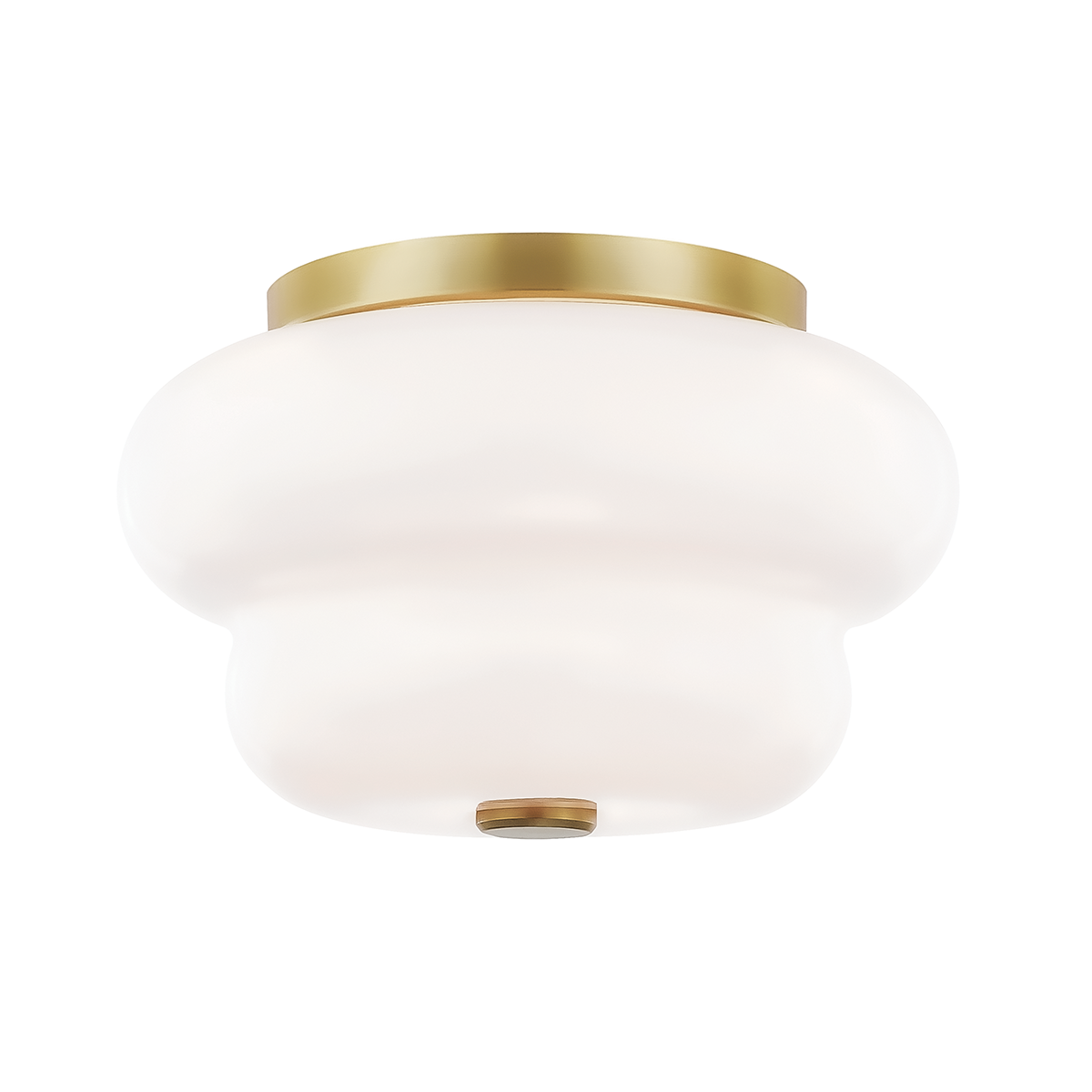 Hazel Flush Mount - 2-Light - Aged Brass - Mitzi H350502-AGB