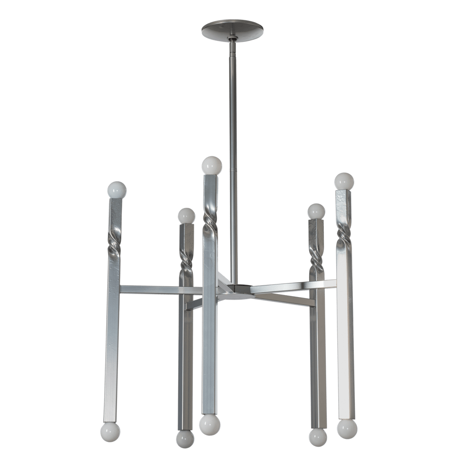 Helix 10-Light Pendant - Sterling by Hubbardton Forge
