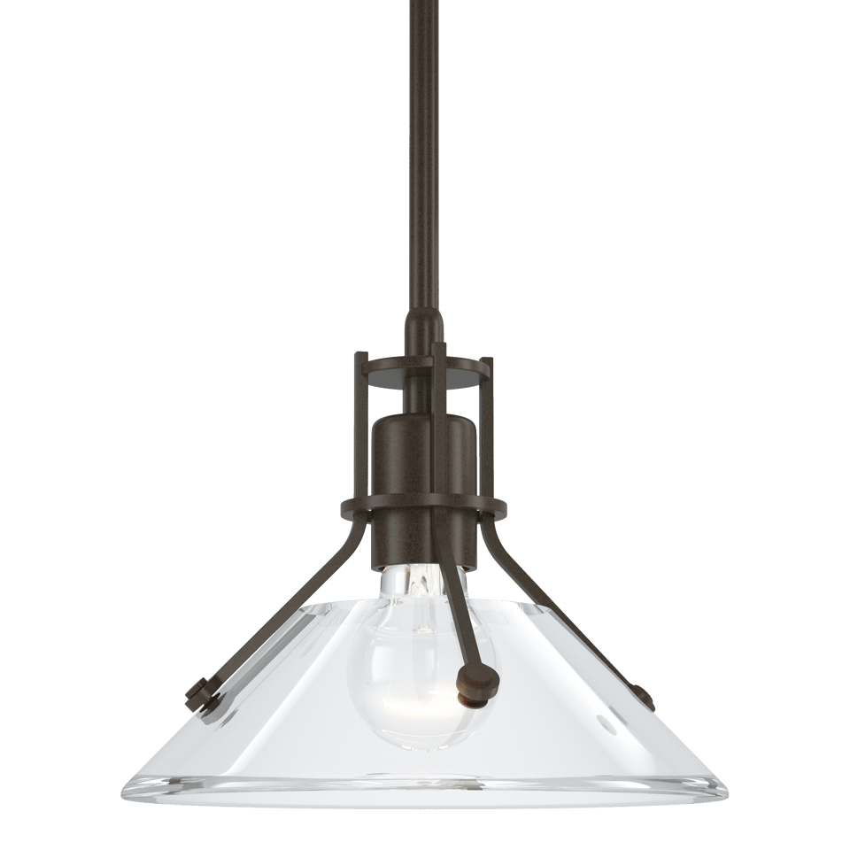 Henry Mini Pendant - Bronze - Clear Glass by Hubbardton Forge