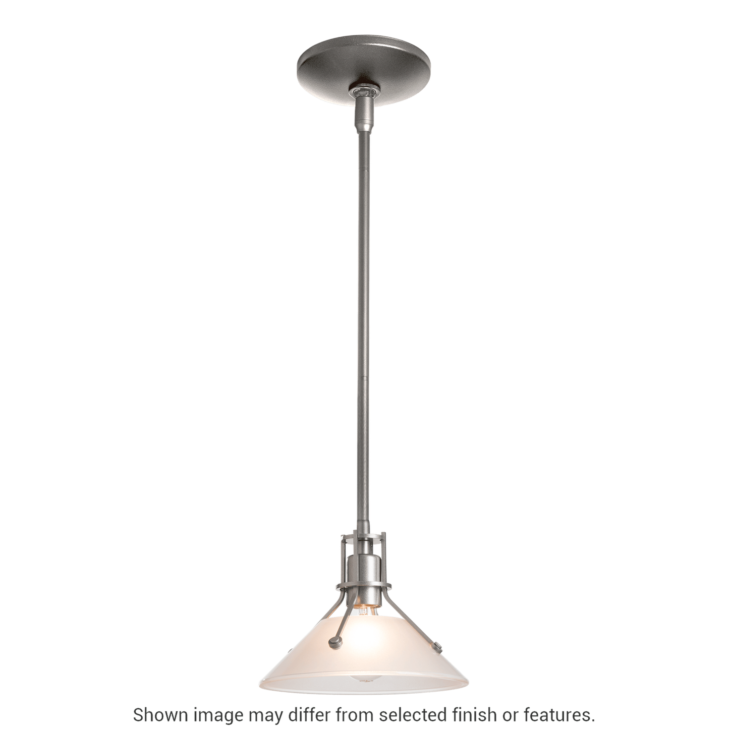 Henry Mini Pendant - White - Frosted Glass by Hubbardton Forge