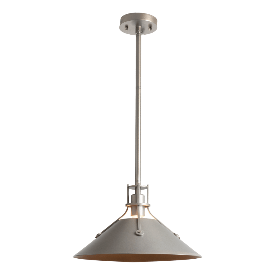 Henry Outdoor Pendant Medium - Coastal Burnished Steel by Hubbardton Forge