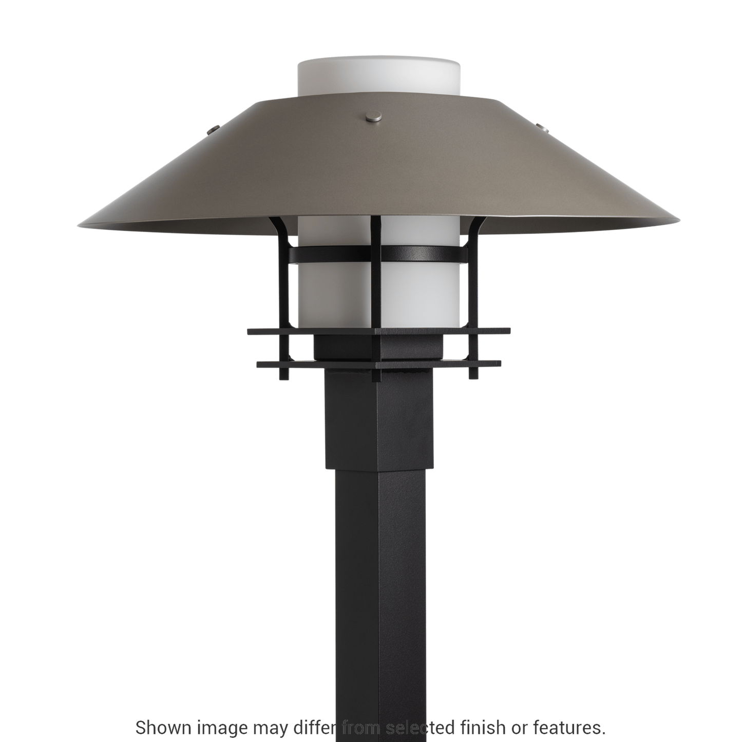 Henry Outdoor Post Light - White - Opal Glass by Hubbardton Forge
