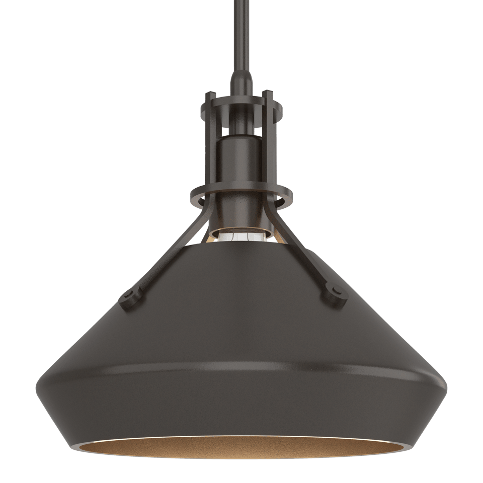 Henry With Chamfer Pendant - Oil Rubbed Bronze by Hubbardton Forge
