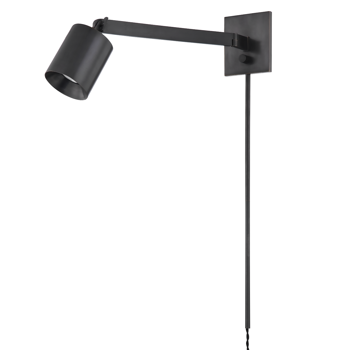 Highgrove Plug-In Sconce - Distressed Bronze by Hudson Valley Lighting