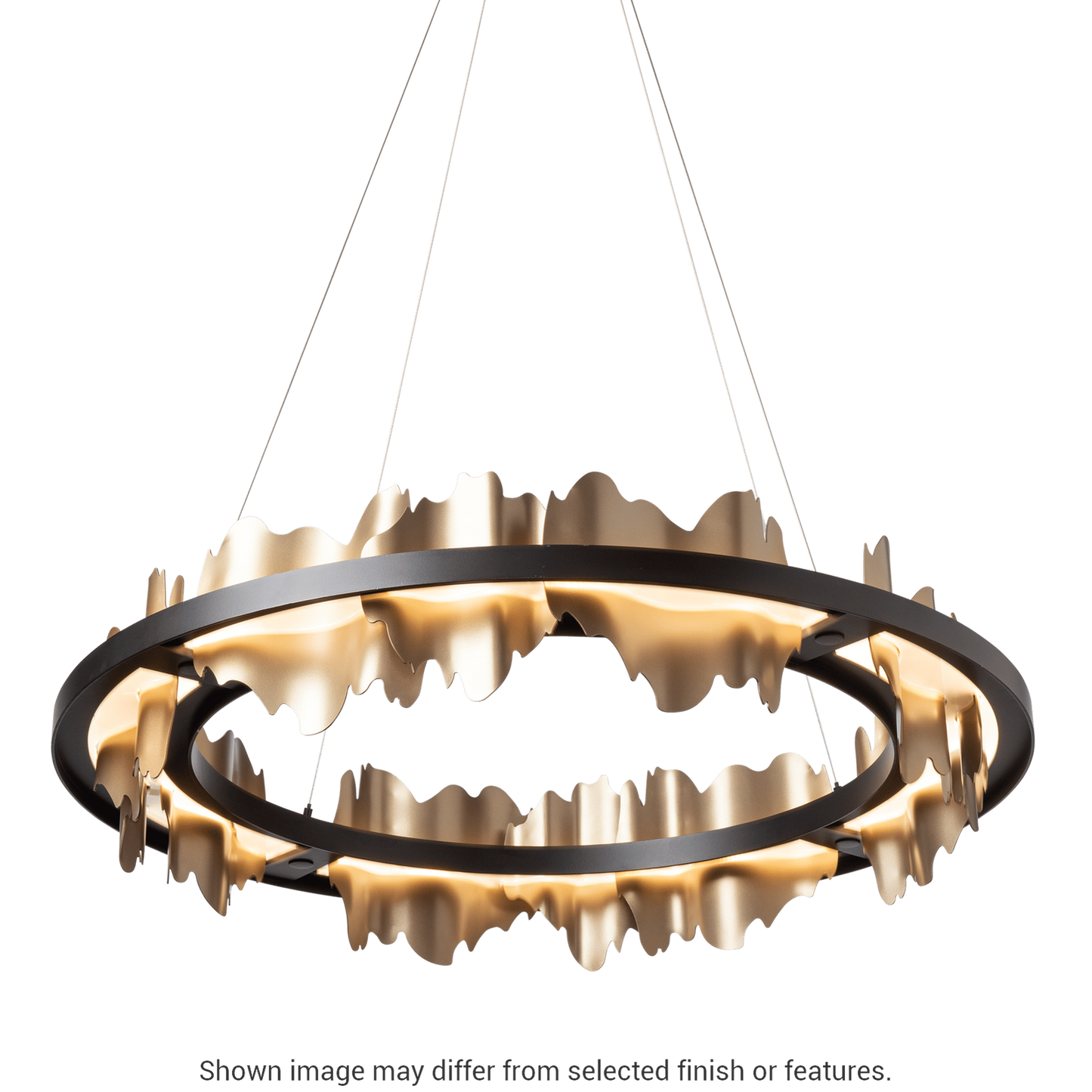 Hildene Circular LED Pendant - White by Hubbardton Forge