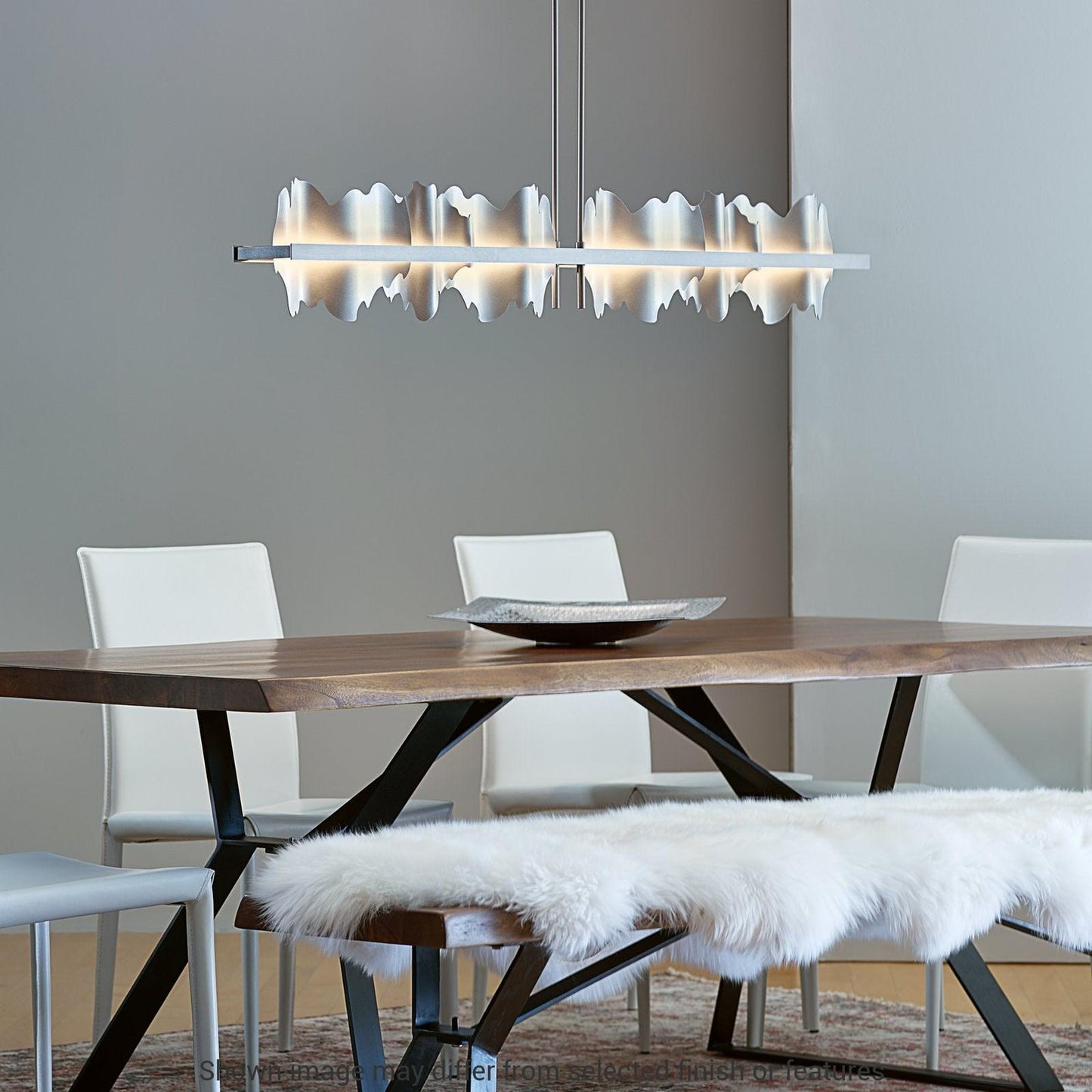 Hildene Large LED Pendant - White by Hubbardton Forge