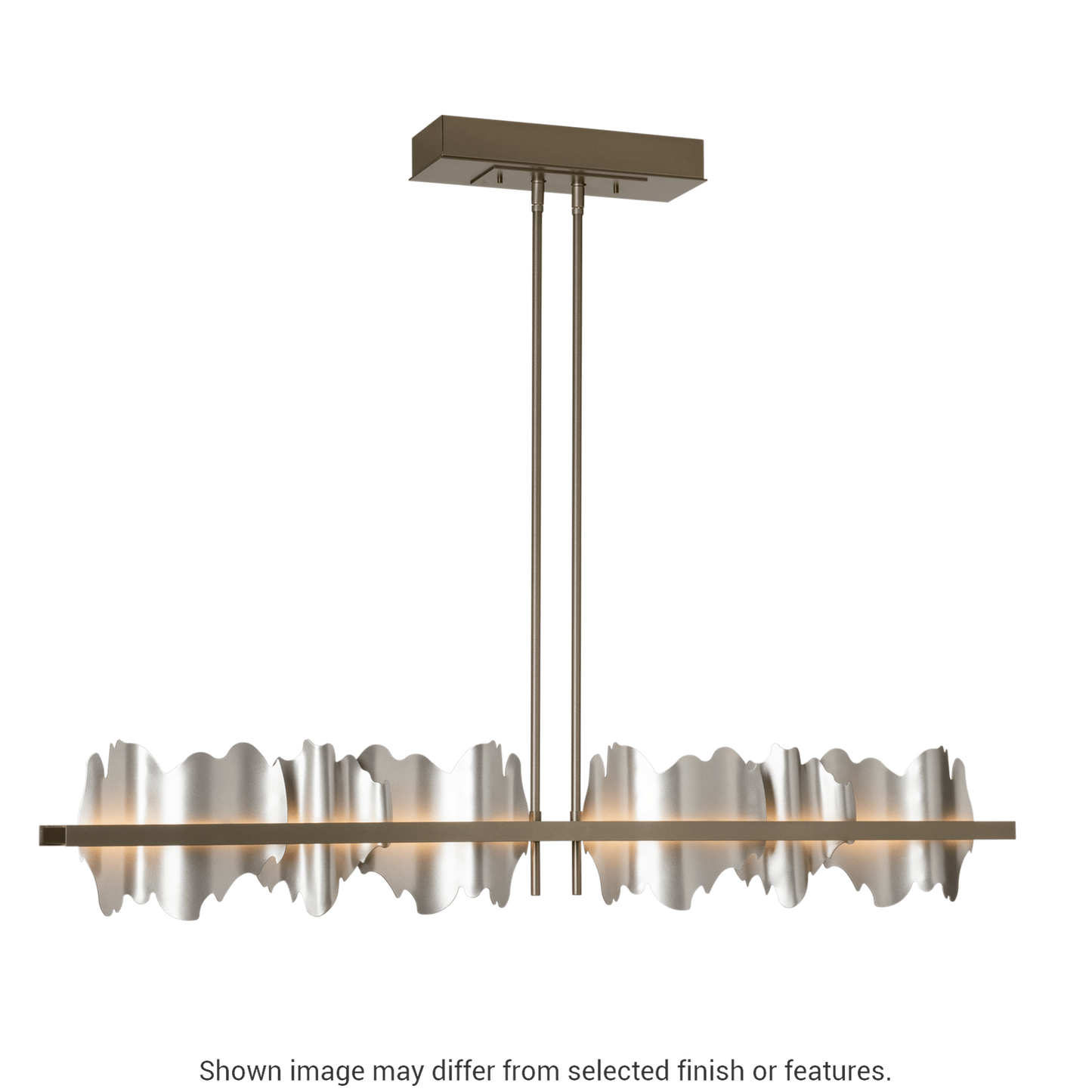 Hildene Large LED Pendant - White by Hubbardton Forge
