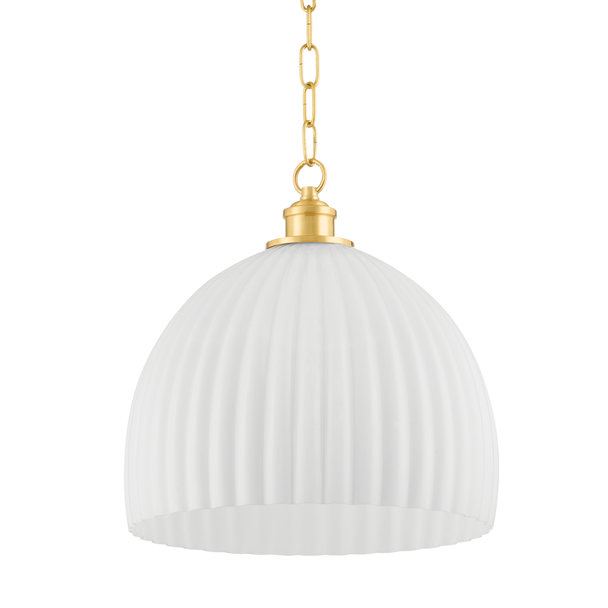 Hillary Large Pendant - 1-Light - Aged Brass - Mitzi H771701L-AGB