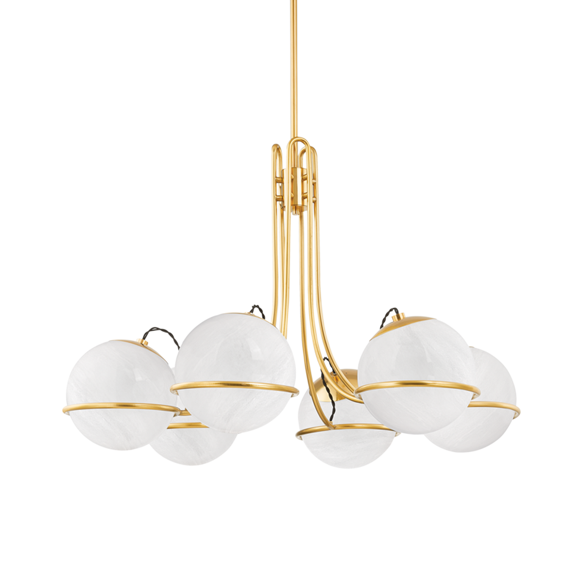 Hingham Chandelier - Aged Brass by Hudson Valley Lighting