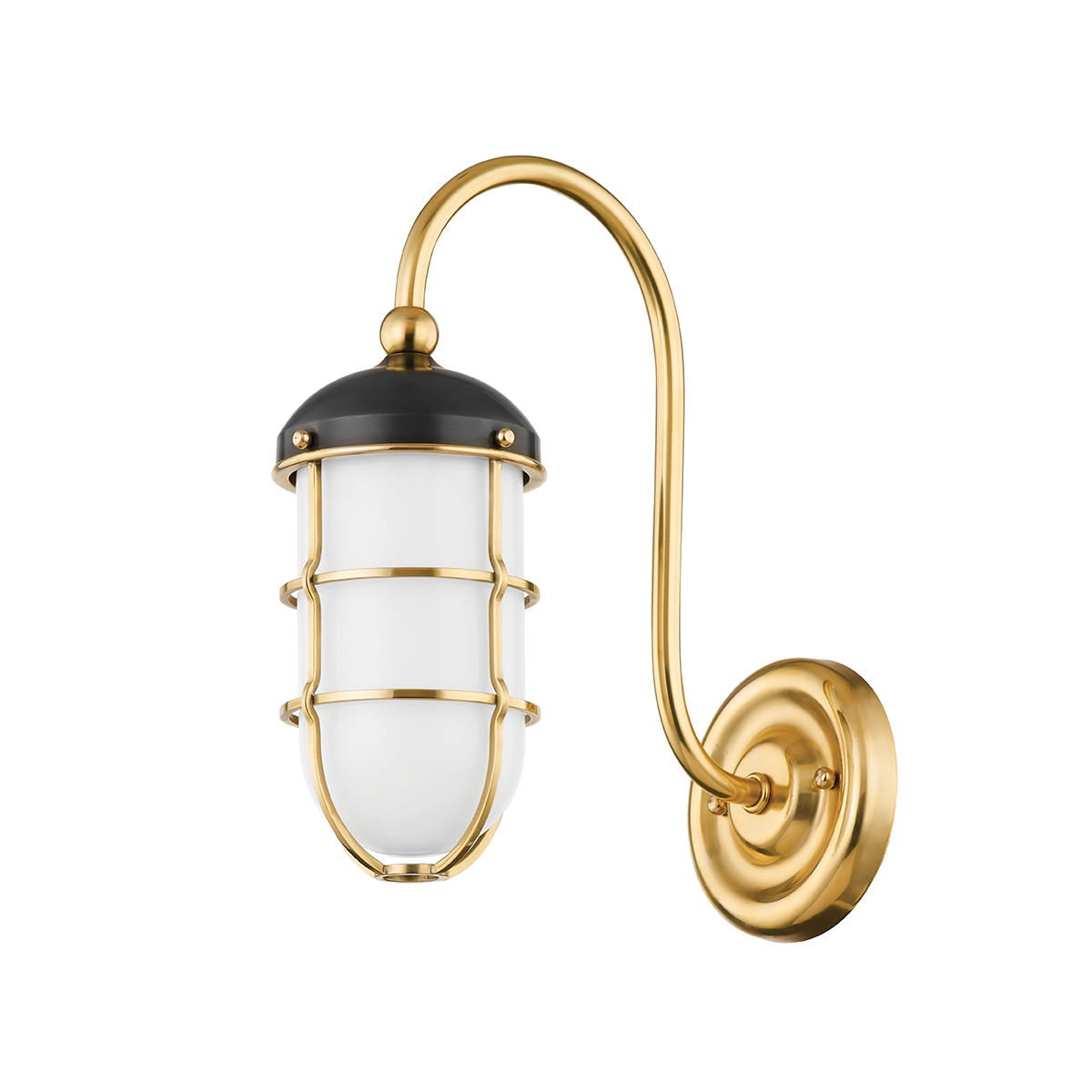 Holkham Wall Sconce - Aged Brass/Distressed Bronze by Hudson Valley Lighting