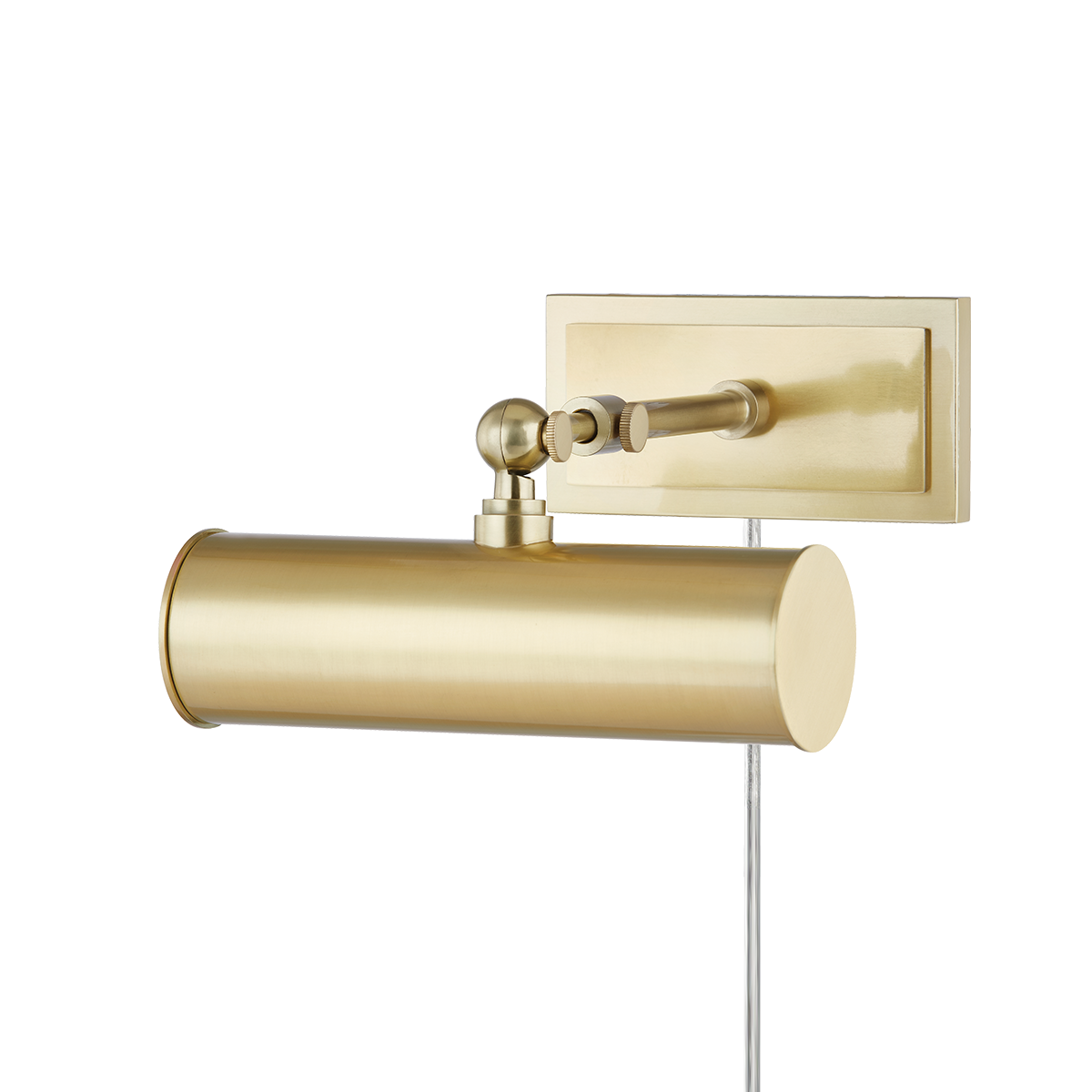 Holly Plug-In Picture Light - 1-Light - Aged Brass - Mitzi HL263201-AGB