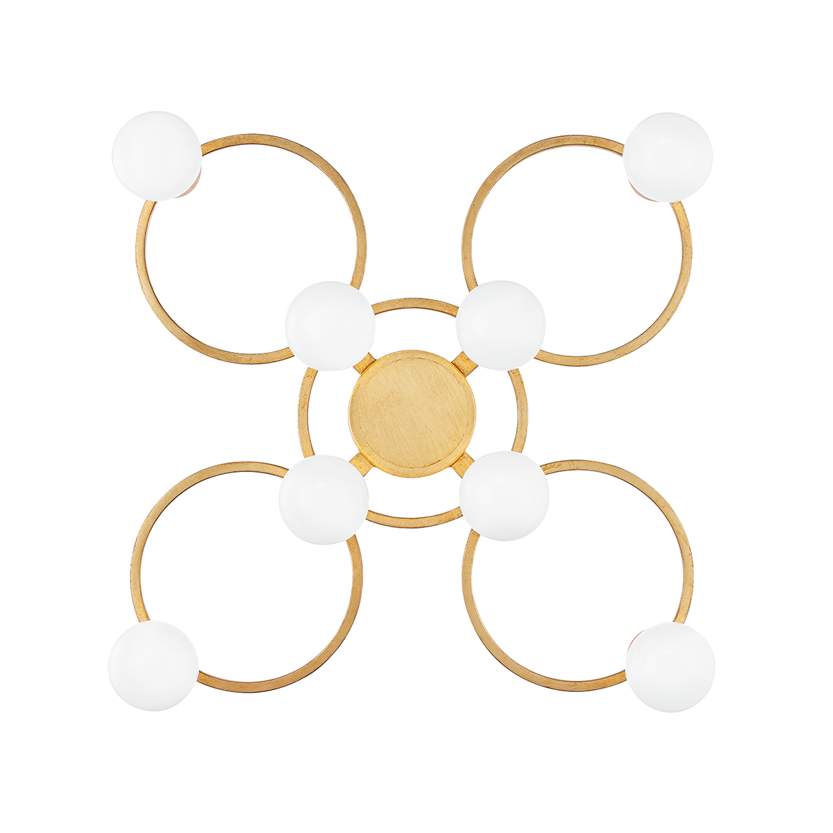 Hope Semi Flush - 8-Light - Gold Leaf - Mitzi H413608-GL