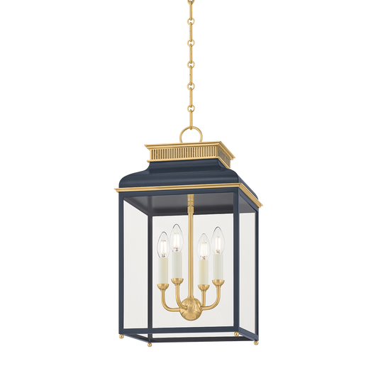 Houghton Lantern - Aged Brass/Distressed Bronze by Hudson Valley Lighting