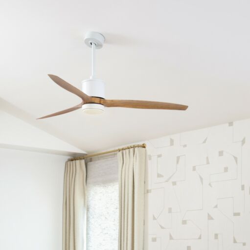 Hover 52" LED Smart Fan - Matte White - KOA Blades by Hinkley Lighting
