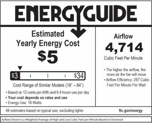 Hover 60" LED Smart Fan - Graphite by Hinkley Lighting