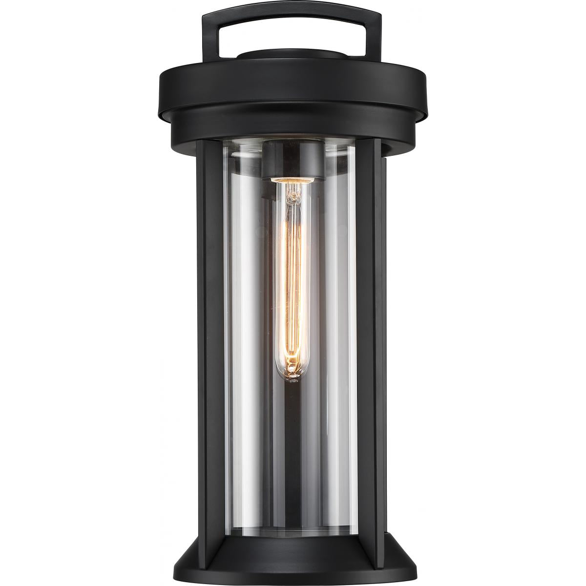 Huron - 1 Light Medium Wall Lantern with Clear Glass - Aged Bronze Finish - Satco 60-6501