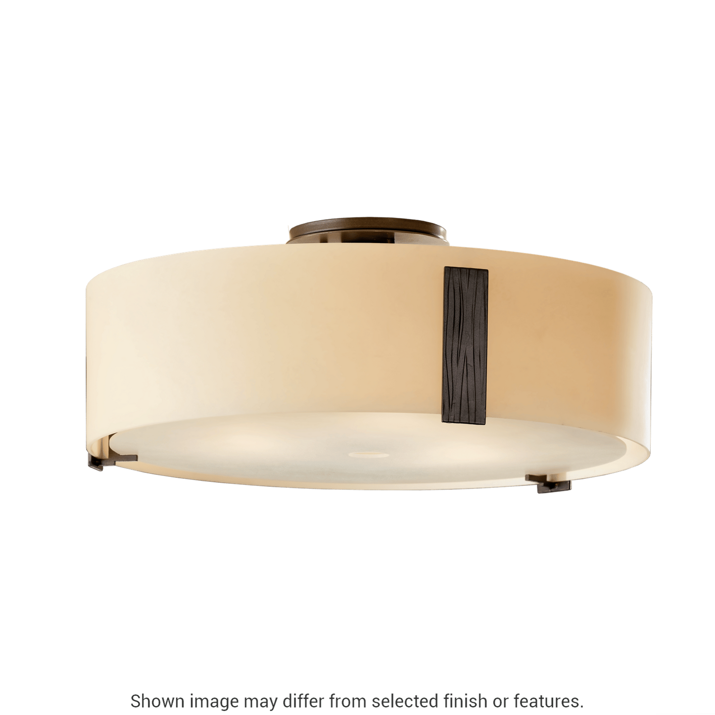 Impressions Large Semi-Flush - White by Hubbardton Forge