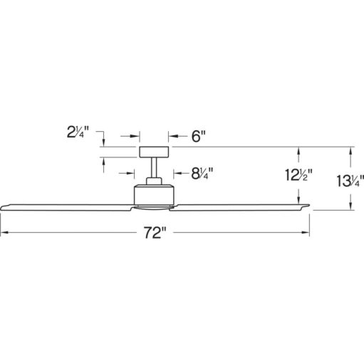 Indy 72" Fan - Brushed Nickel by Hinkley Lighting