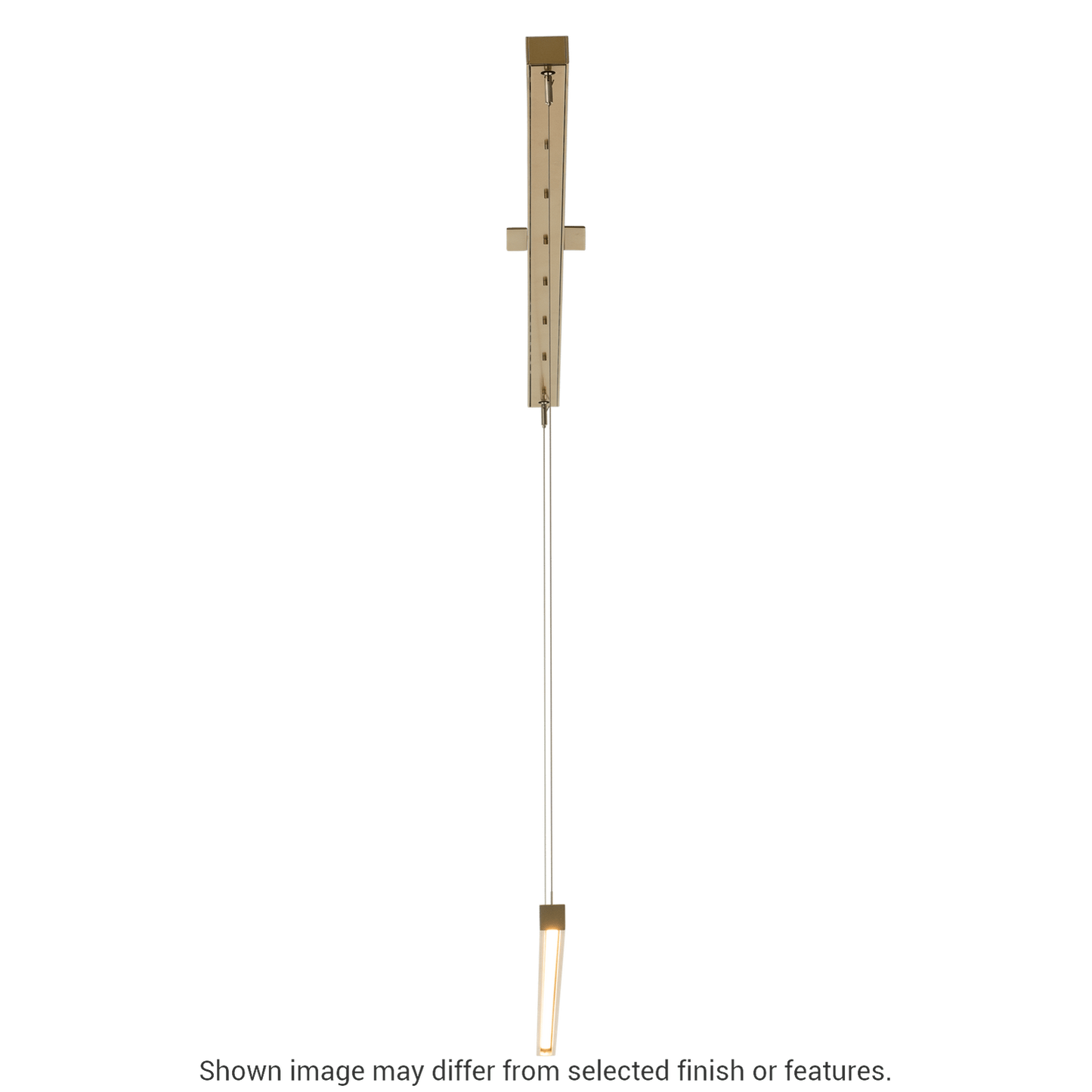 Ingot LED Pendant - White by Hubbardton Forge
