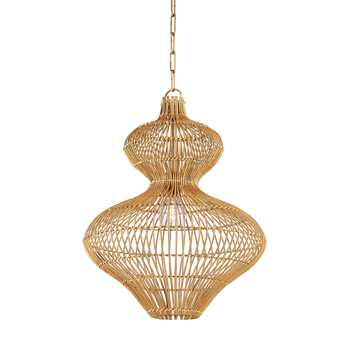 Irvine Pendant - 1-Light - Patina Brass - Troy Lighting F3820-PBR