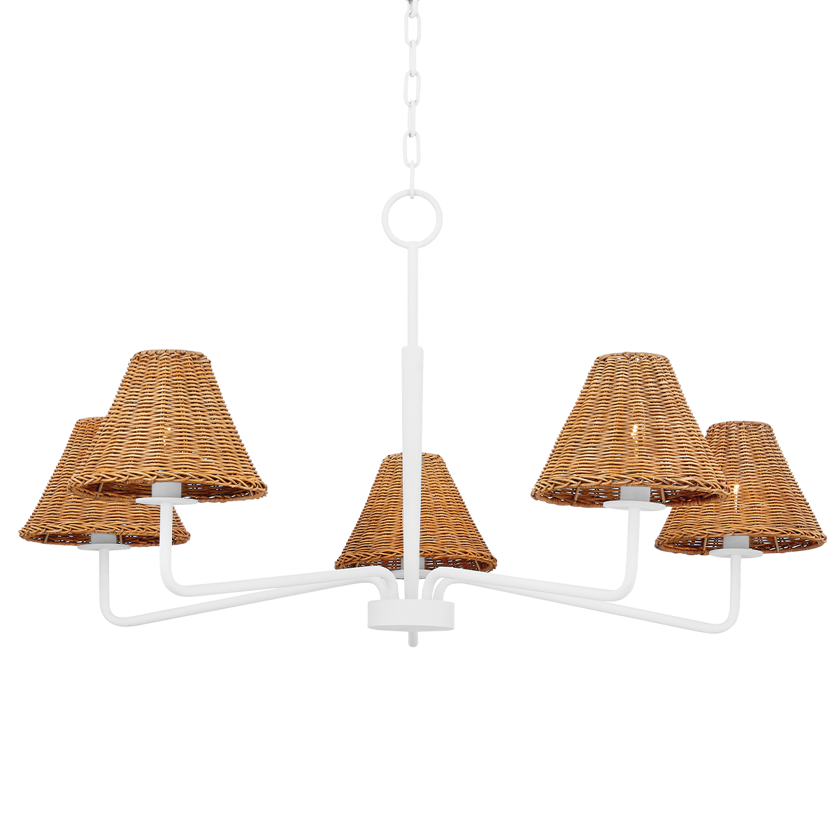 Issa Chandelier - 5-Light - Textured White - Mitzi H704805-TWH