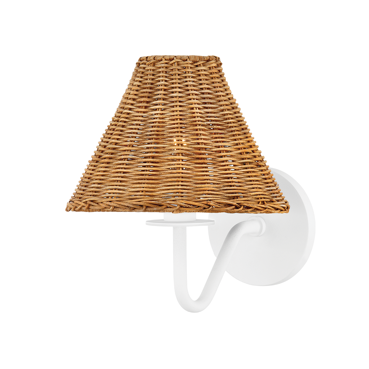 Issa Wall Sconce - 1-Light - Textured White - Mitzi H704101-TWH