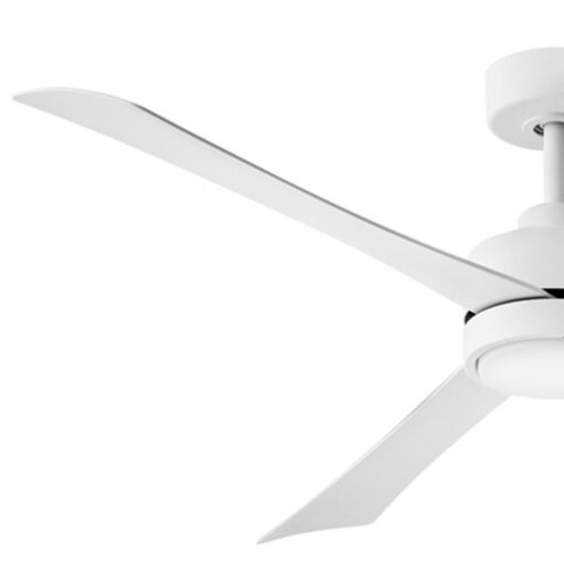 Iver 56" LED Dual Mount Smart Fan - Matte White by Hinkley Lighting